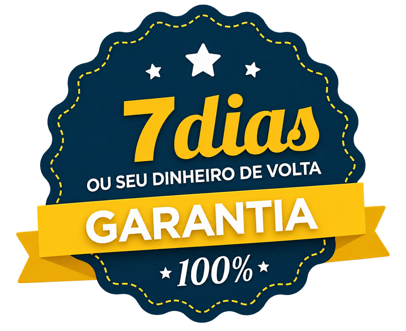 Selo de garantia de 7 dias