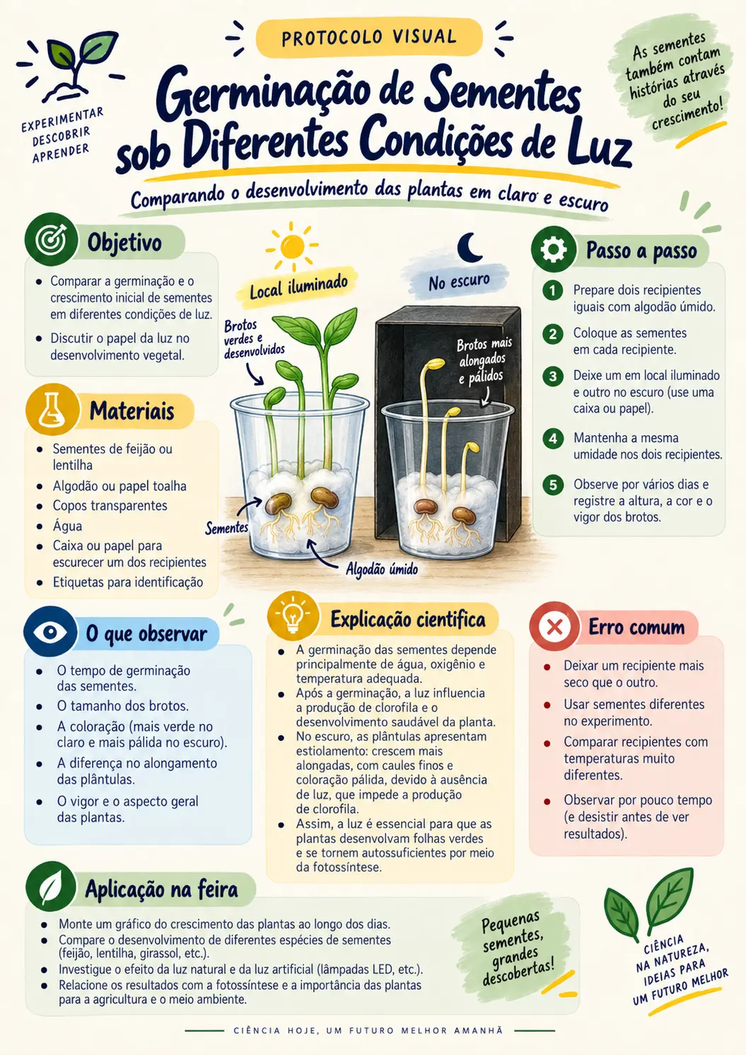 Germinação de Sementes sob Diferentes Condições de Luz